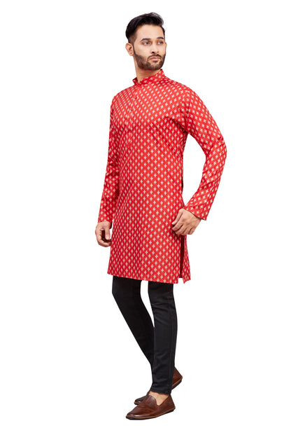 Mens Printed Kurti - Roop Darshan