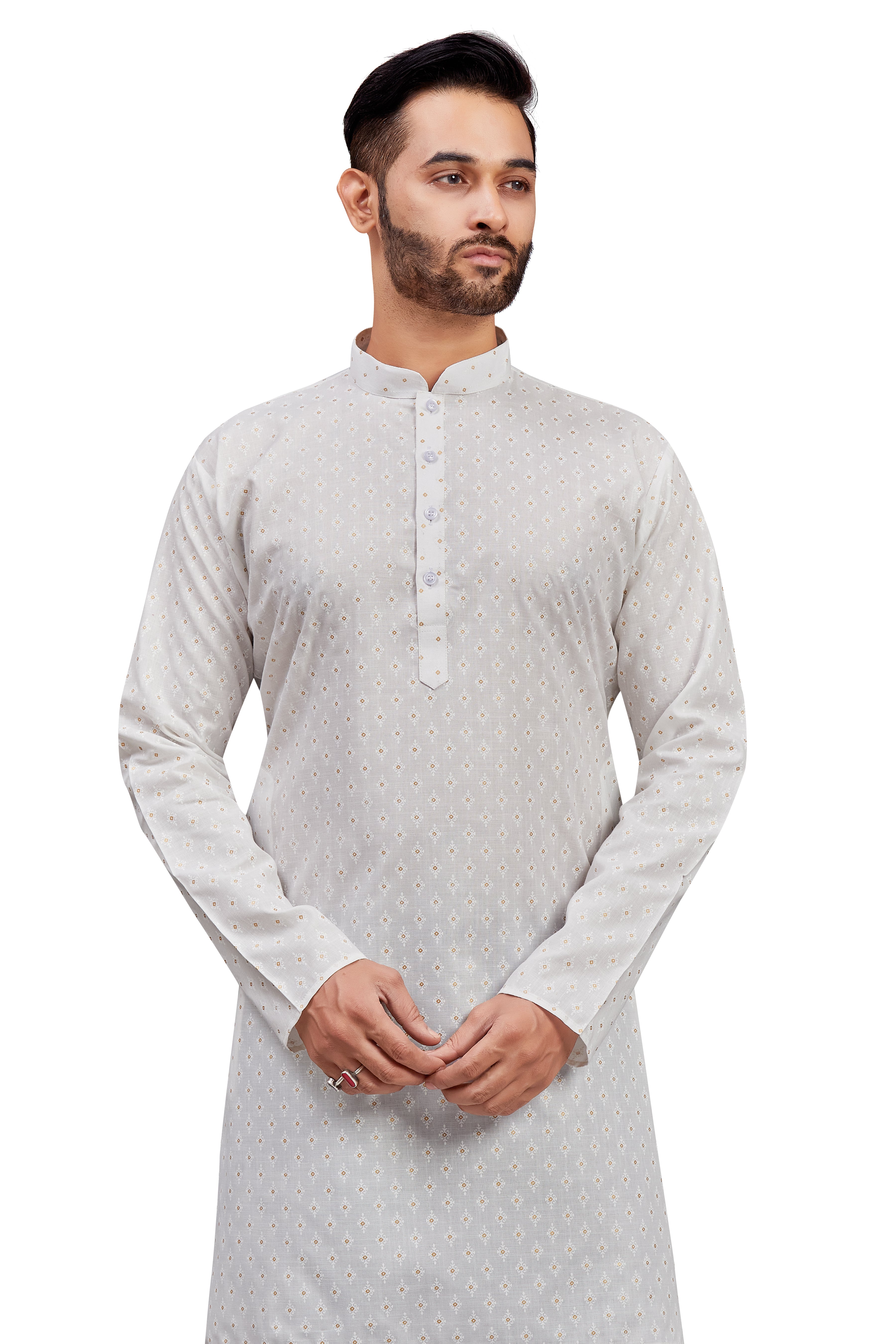 Mens Printed Kurti - Roop Darshan