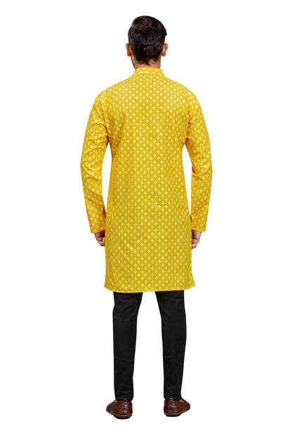 Mens Printed Kurti - Roop Darshan