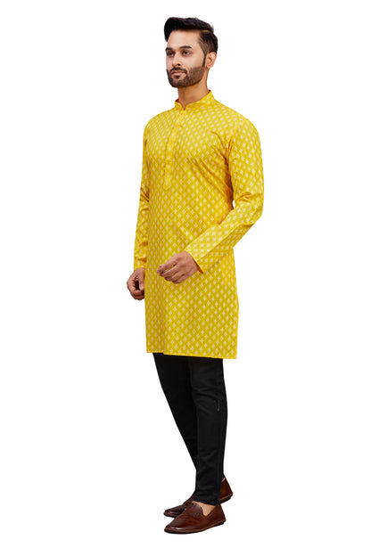 Mens Printed Kurti - Roop Darshan