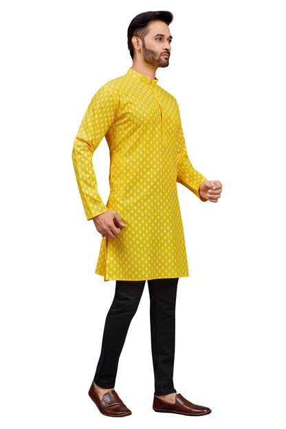 Mens Printed Kurti - Roop Darshan