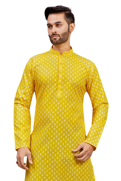 Mens Printed Kurti - Roop Darshan