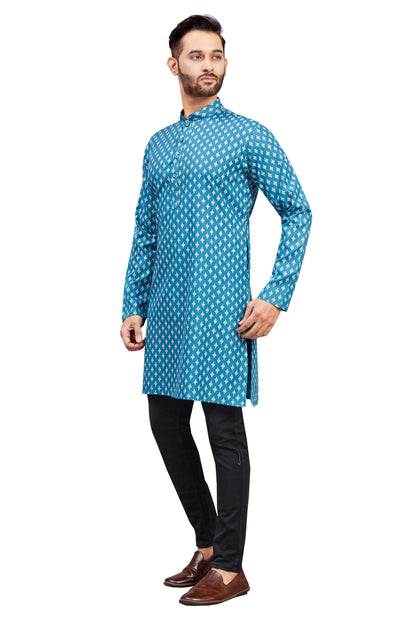 Mens Printed Kurti - Roop Darshan
