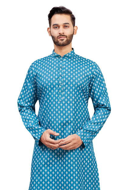 Mens Printed Kurti - Roop Darshan