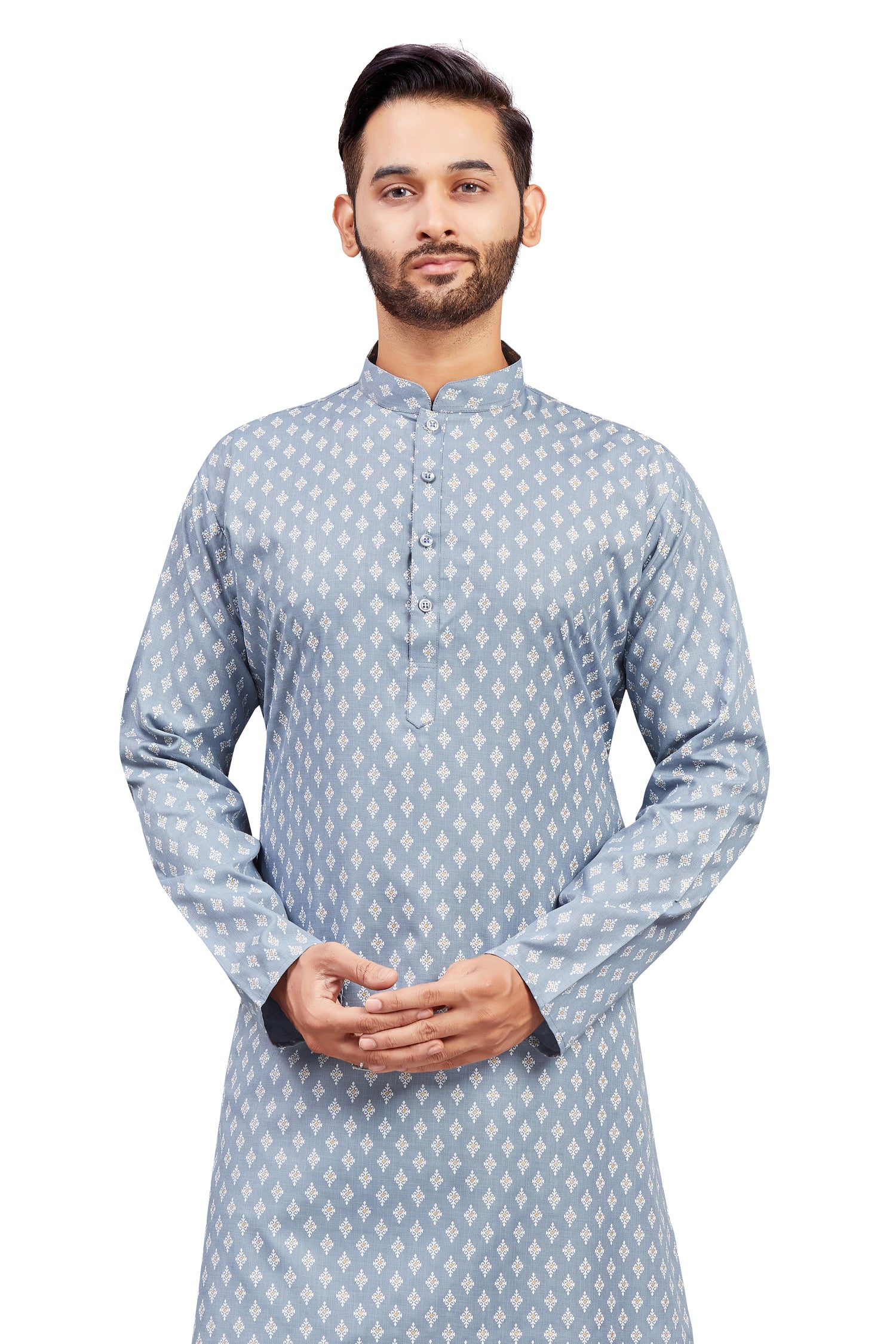 Mens Printed Kurti - Roop Darshan