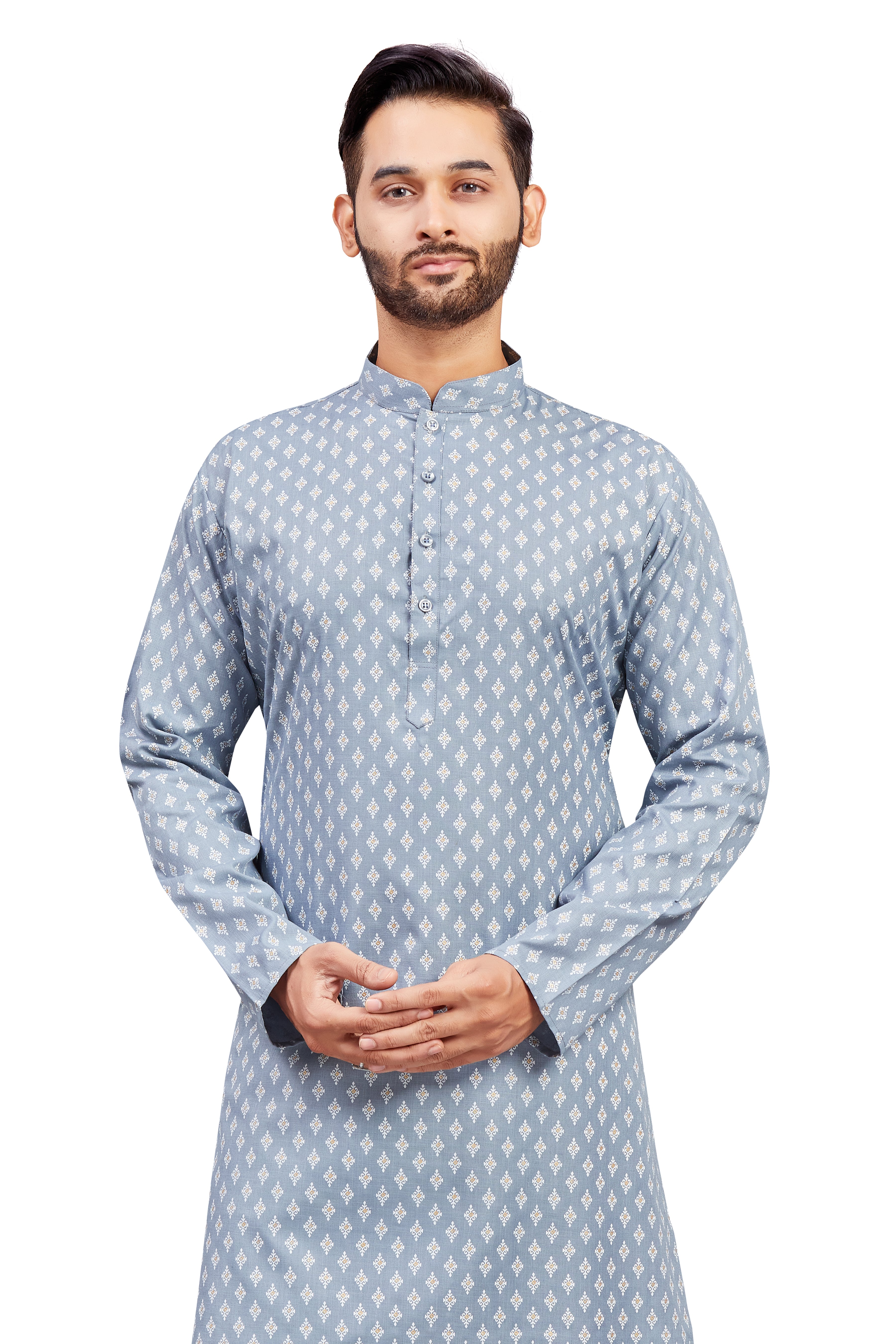 Mens Printed Kurti - Roop Darshan