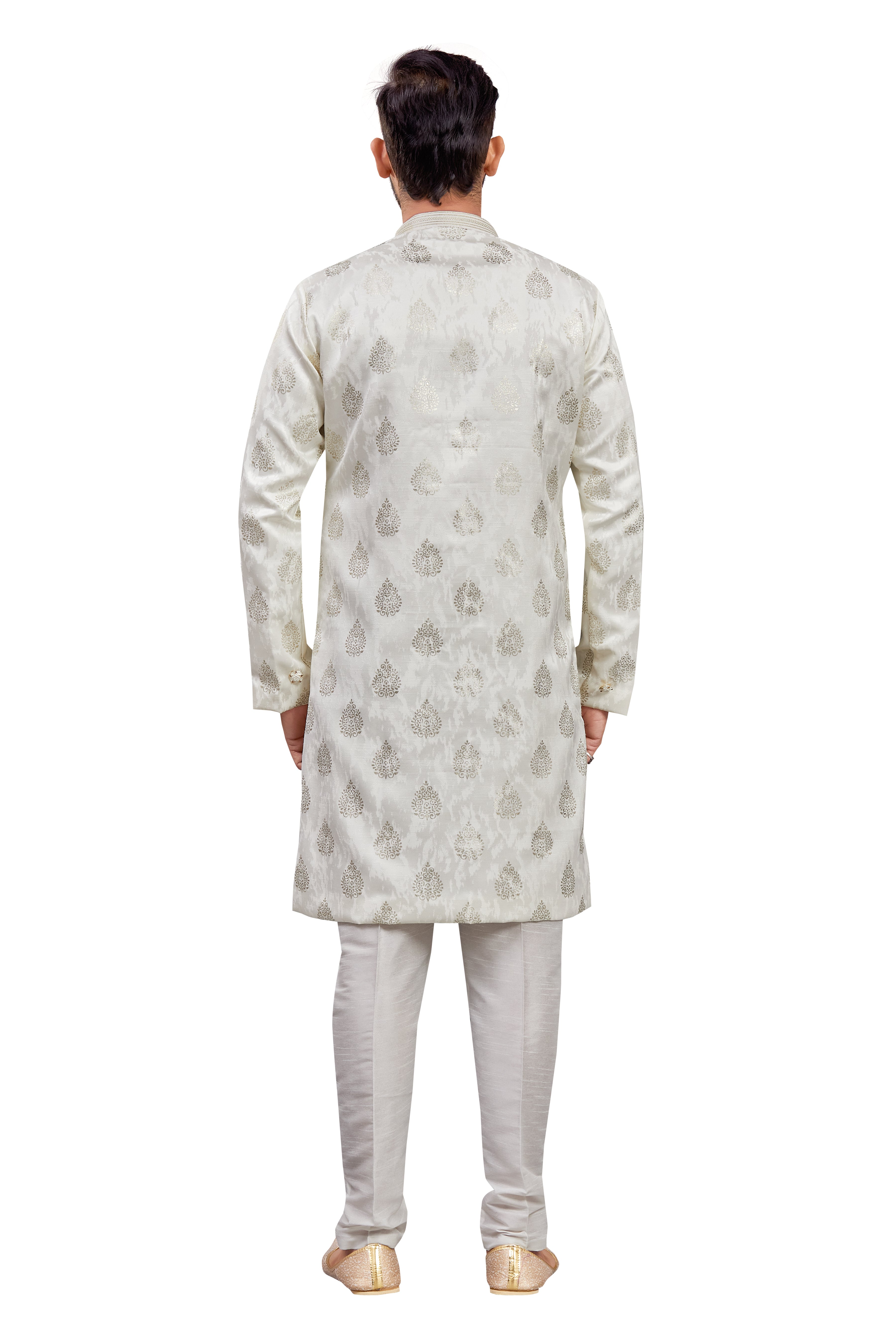 Mens Printed Kurta Set - Roop Darshan