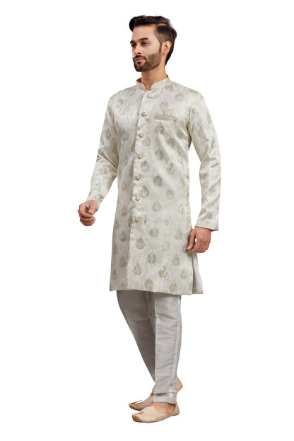Mens Printed Kurta Set - Roop Darshan