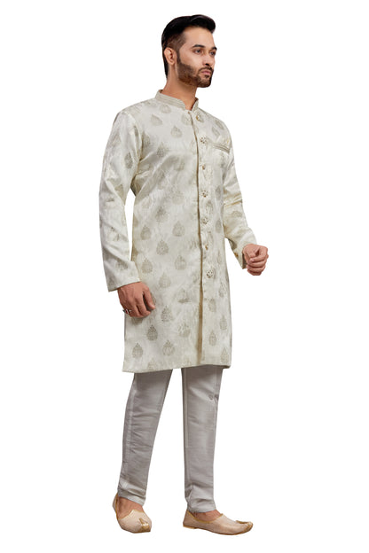 Mens Printed Kurta Set - Roop Darshan