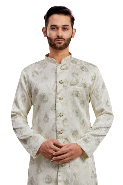Mens Printed Kurta Set - Roop Darshan