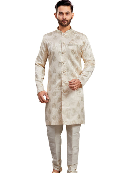 Mens Printed Kurta Set - Roop Darshan