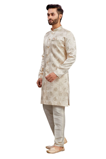 Mens Printed Kurta Set - Roop Darshan