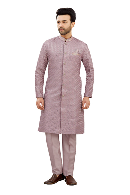 Mens Tiki Resham Embroidered Work Kurta Set