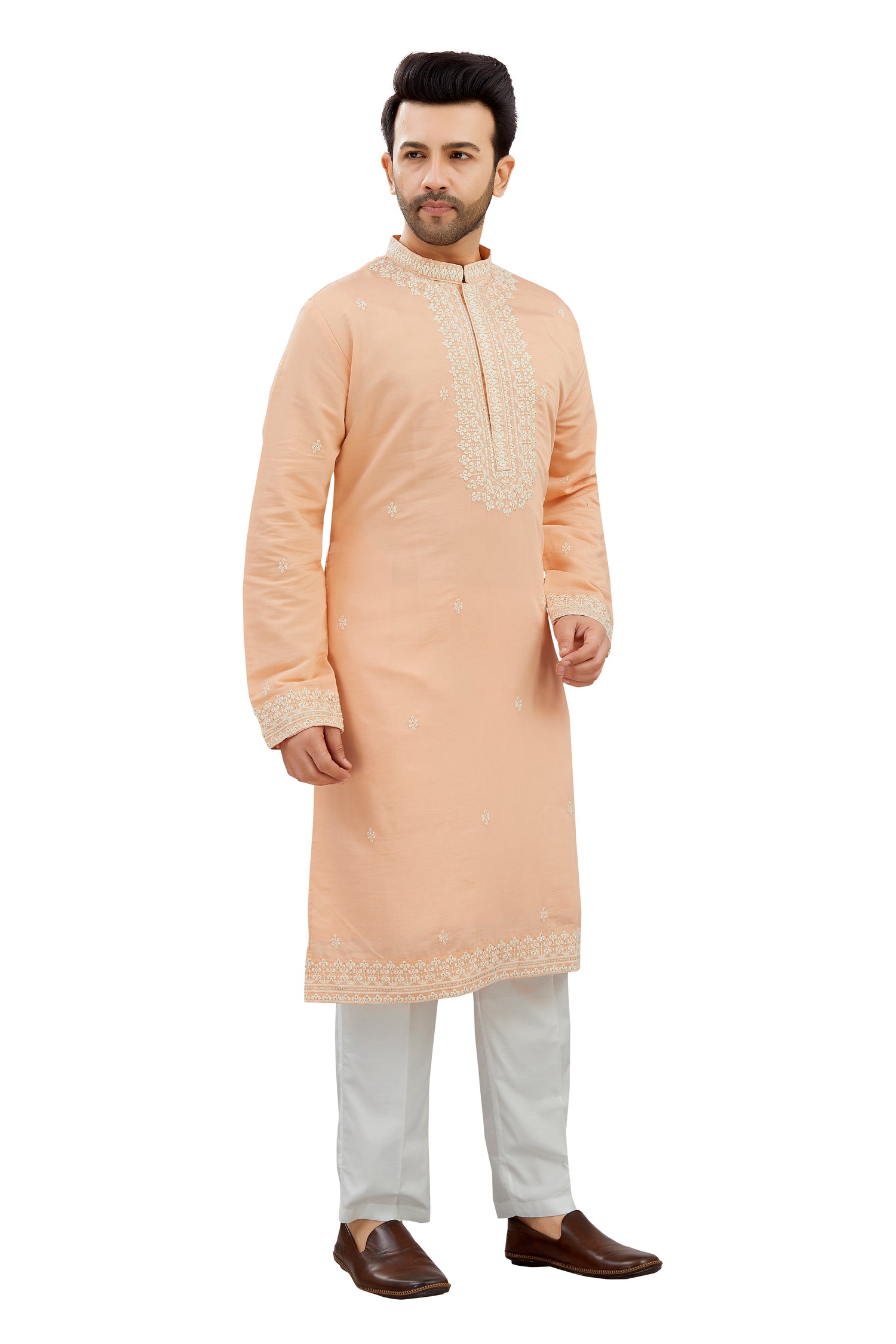 Mens Silk Kurta Set