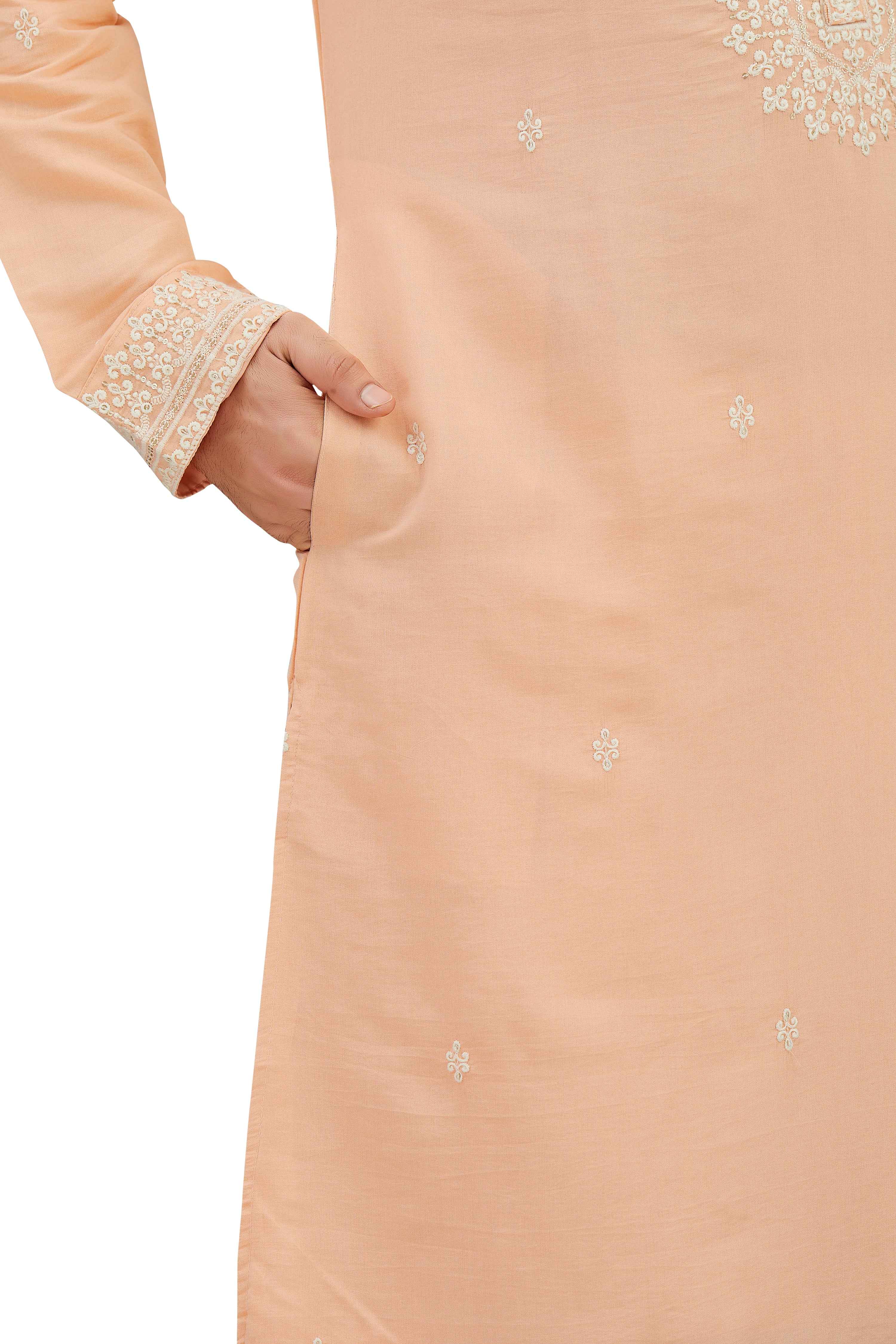 Mens Silk Kurta Set - Roop Darshan