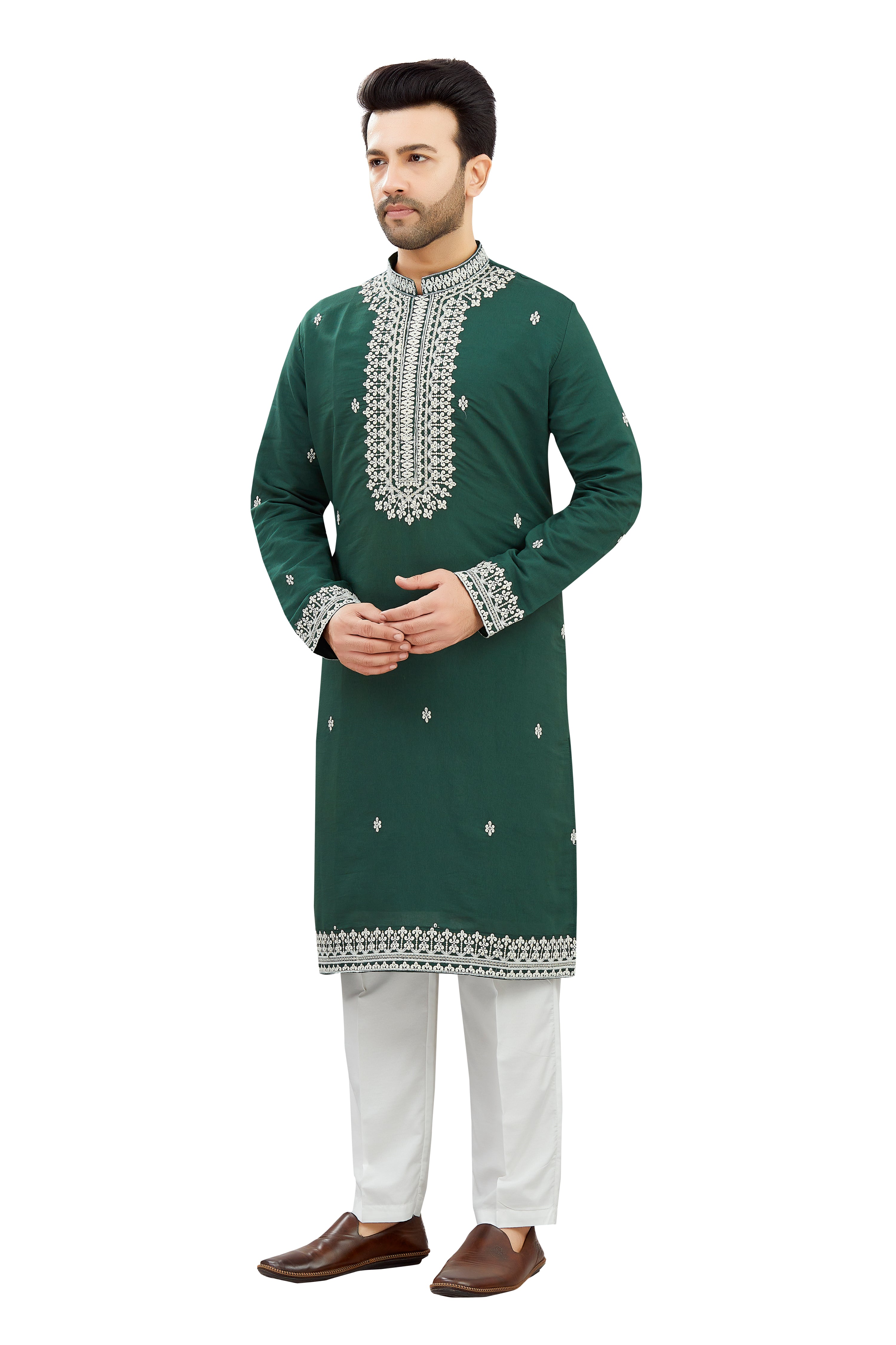 Mens Silk Kurta Set - Roop Darshan