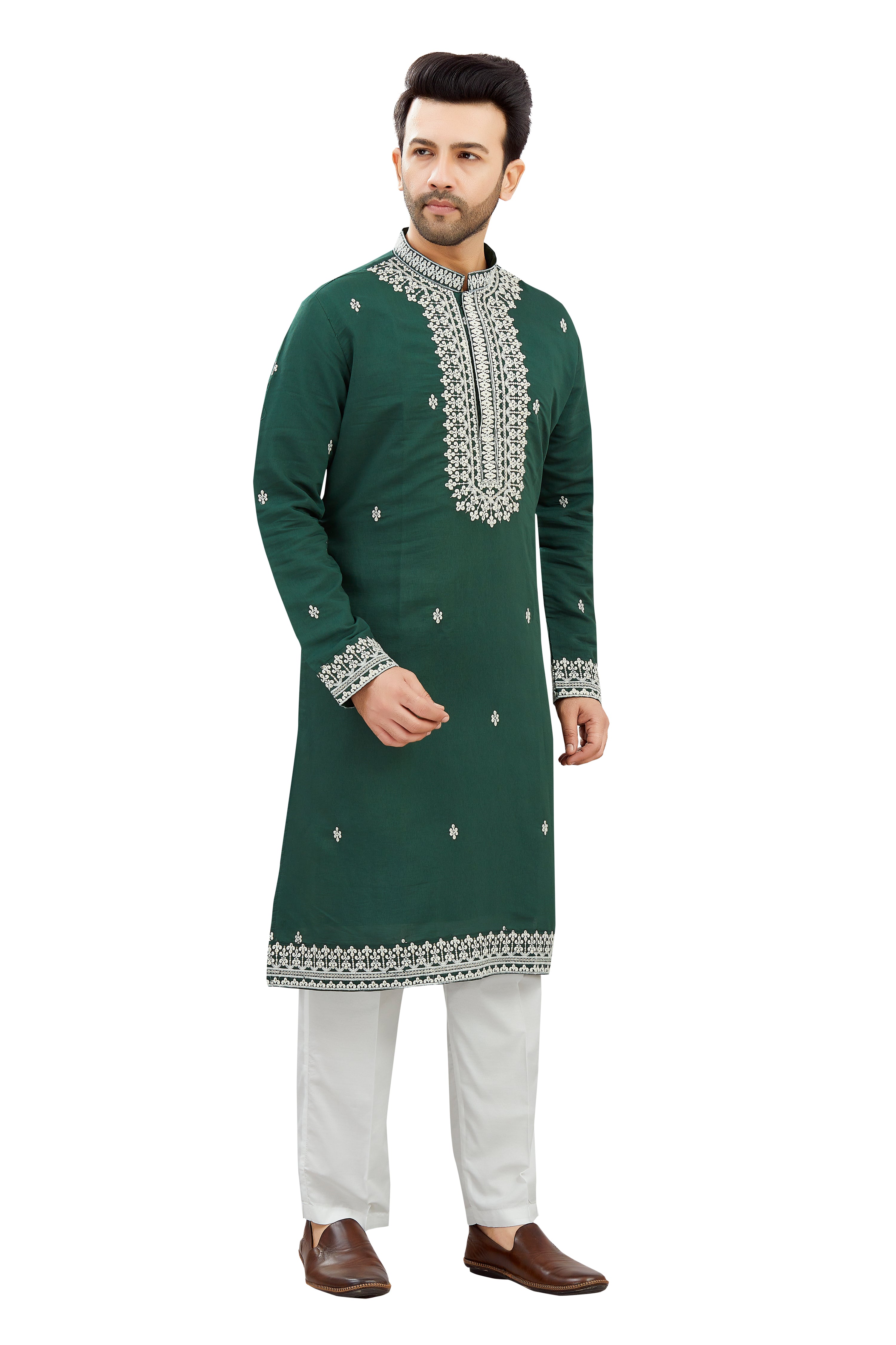 Mens Silk Kurta Set - Roop Darshan