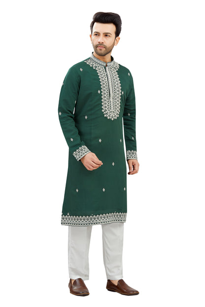 Mens Silk Kurta Set