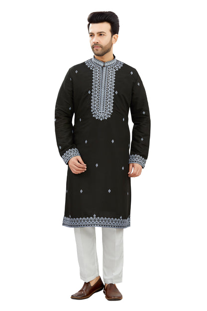 Mens Silk Kurta Set