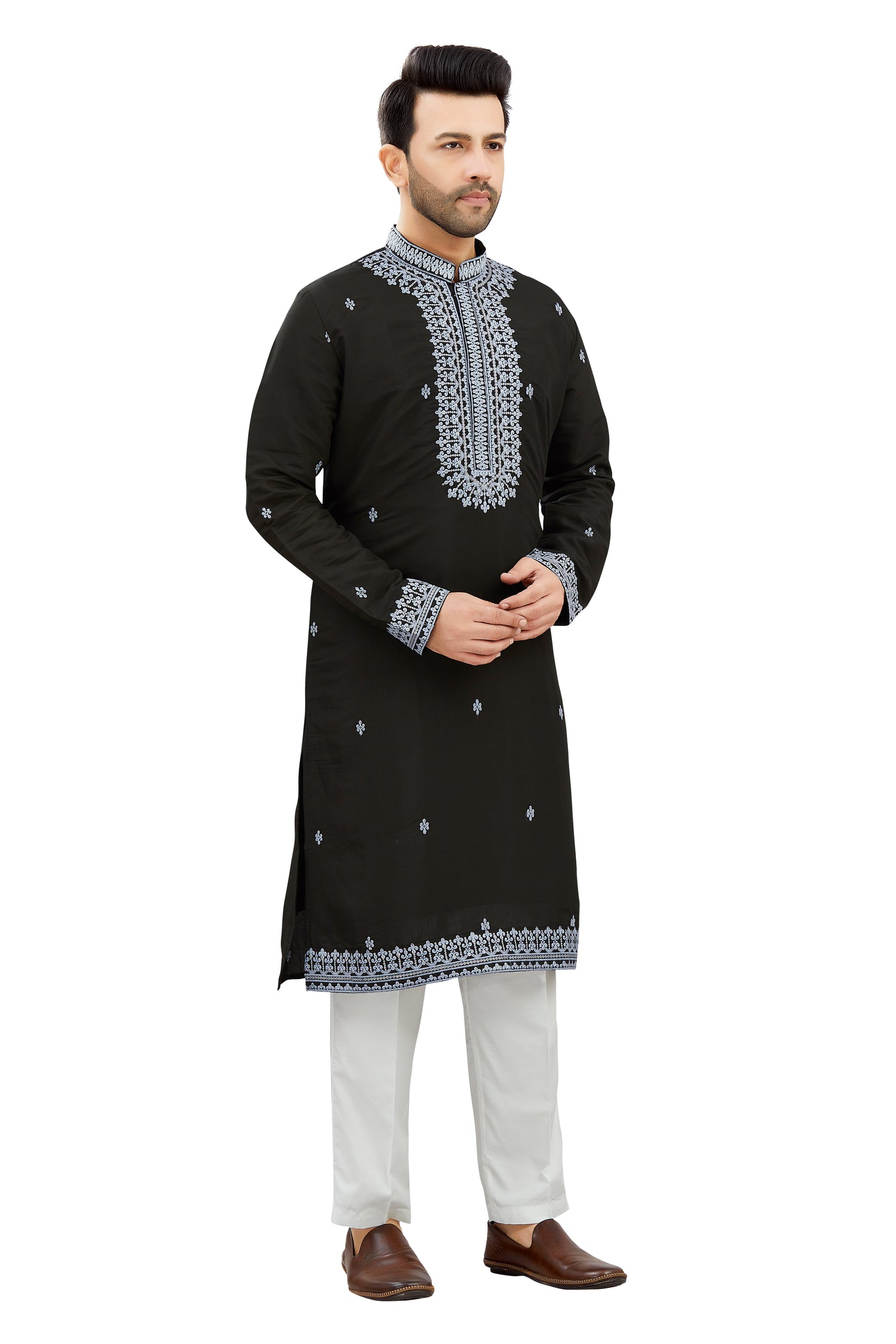 Mens Silk Kurta Set