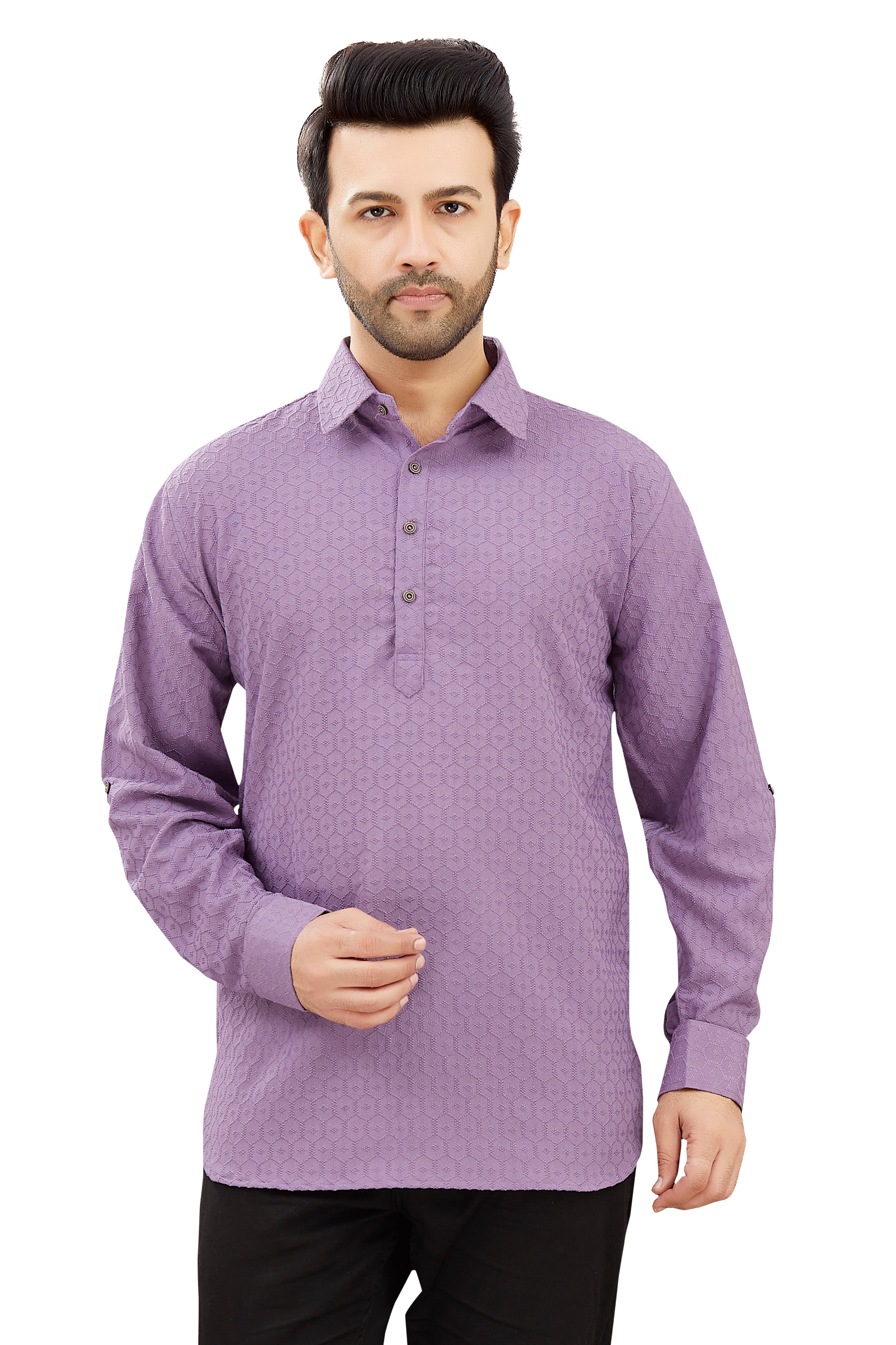 Mens Silk Kurta - Roop Darshan