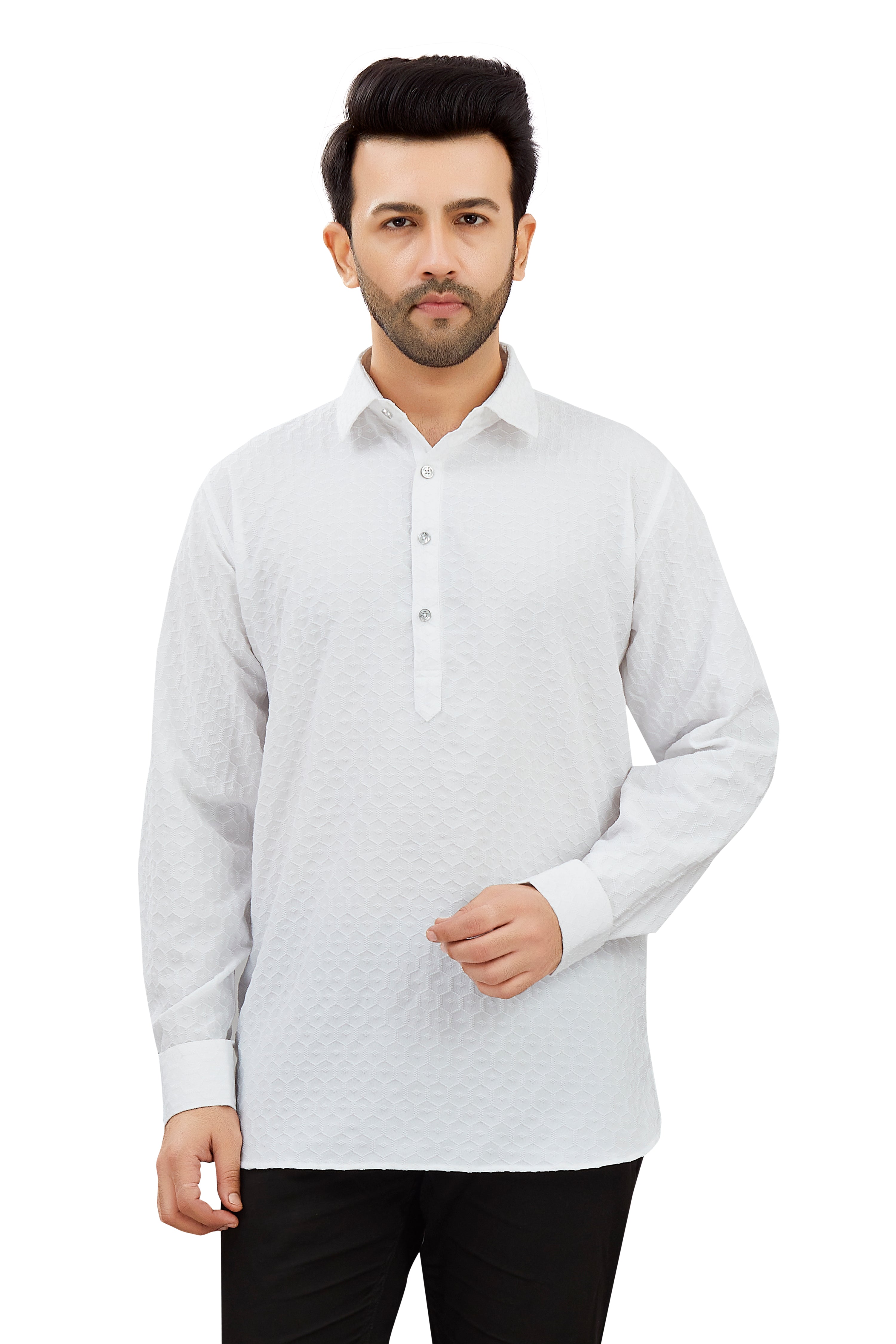 Mens Silk Kurta - Roop Darshan