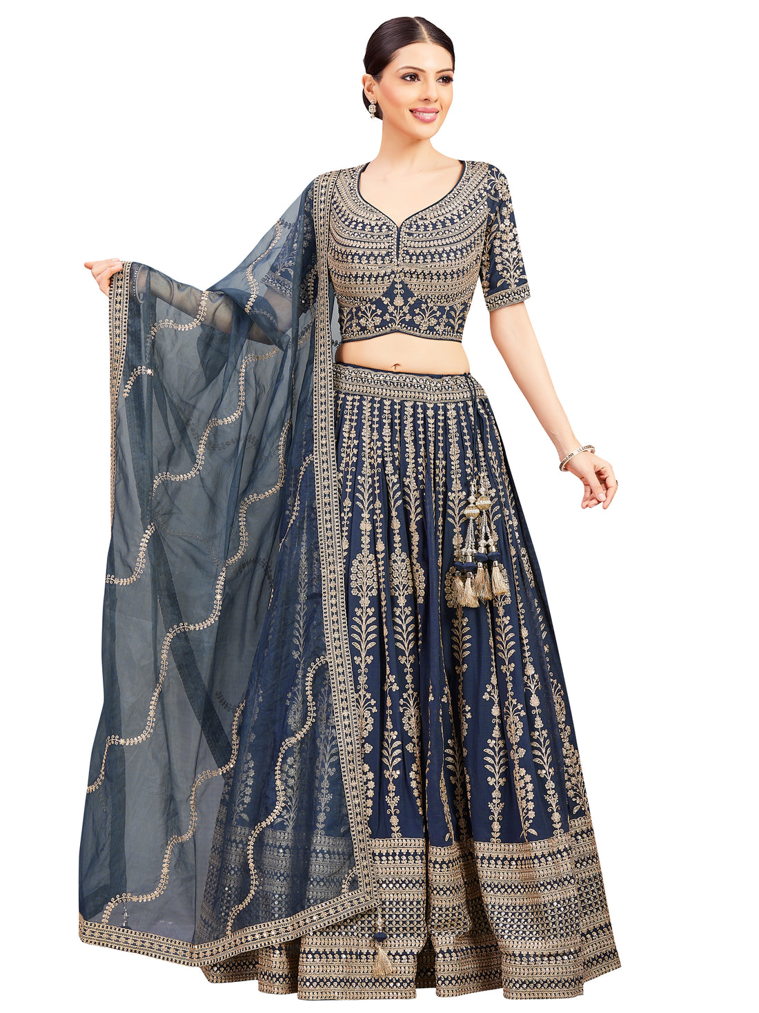 Kayal Lehenga Choli - Roop Darshan