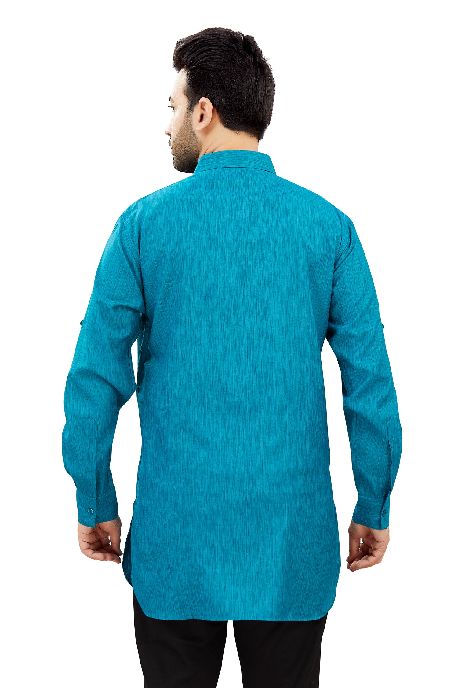 Mens Cotton Silk Plain Kurta