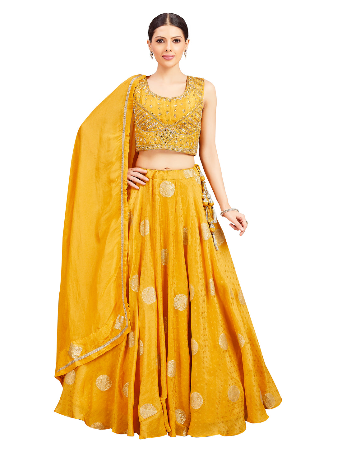 Neela Lehenga Choli - Roop Darshan