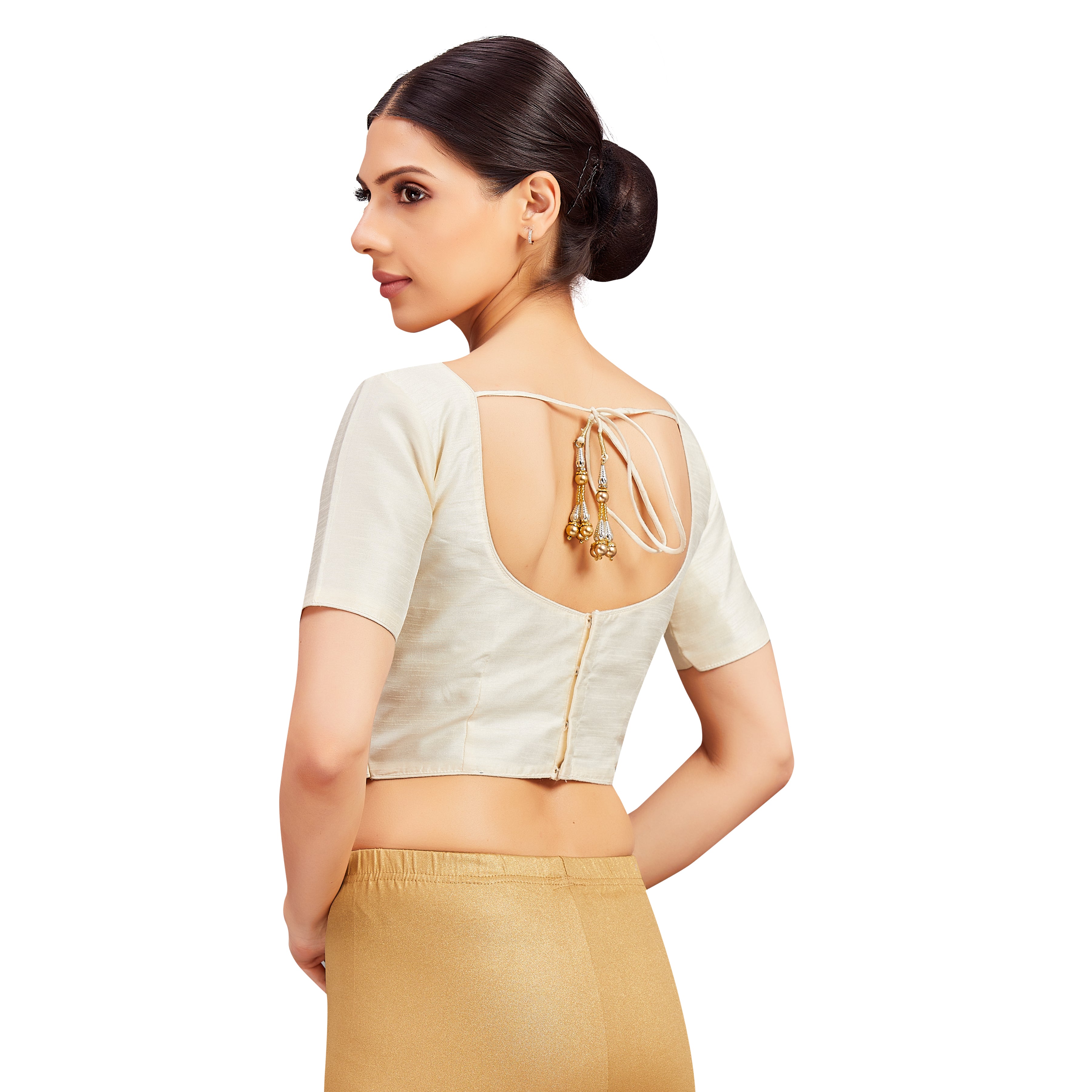 Dupion Saree Blouse - Roop Darshan