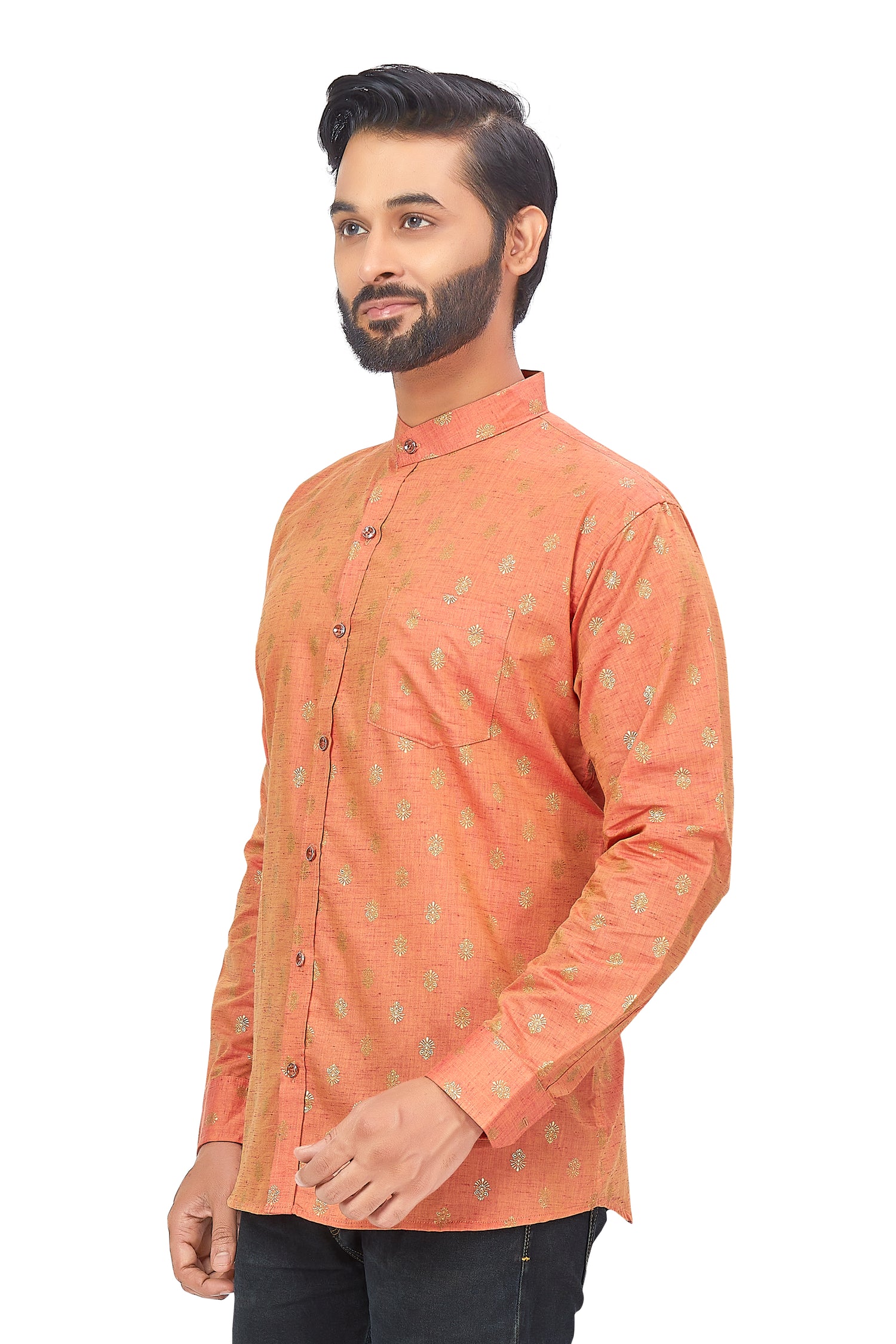 Mens Printed Kurti - Roop Darshan