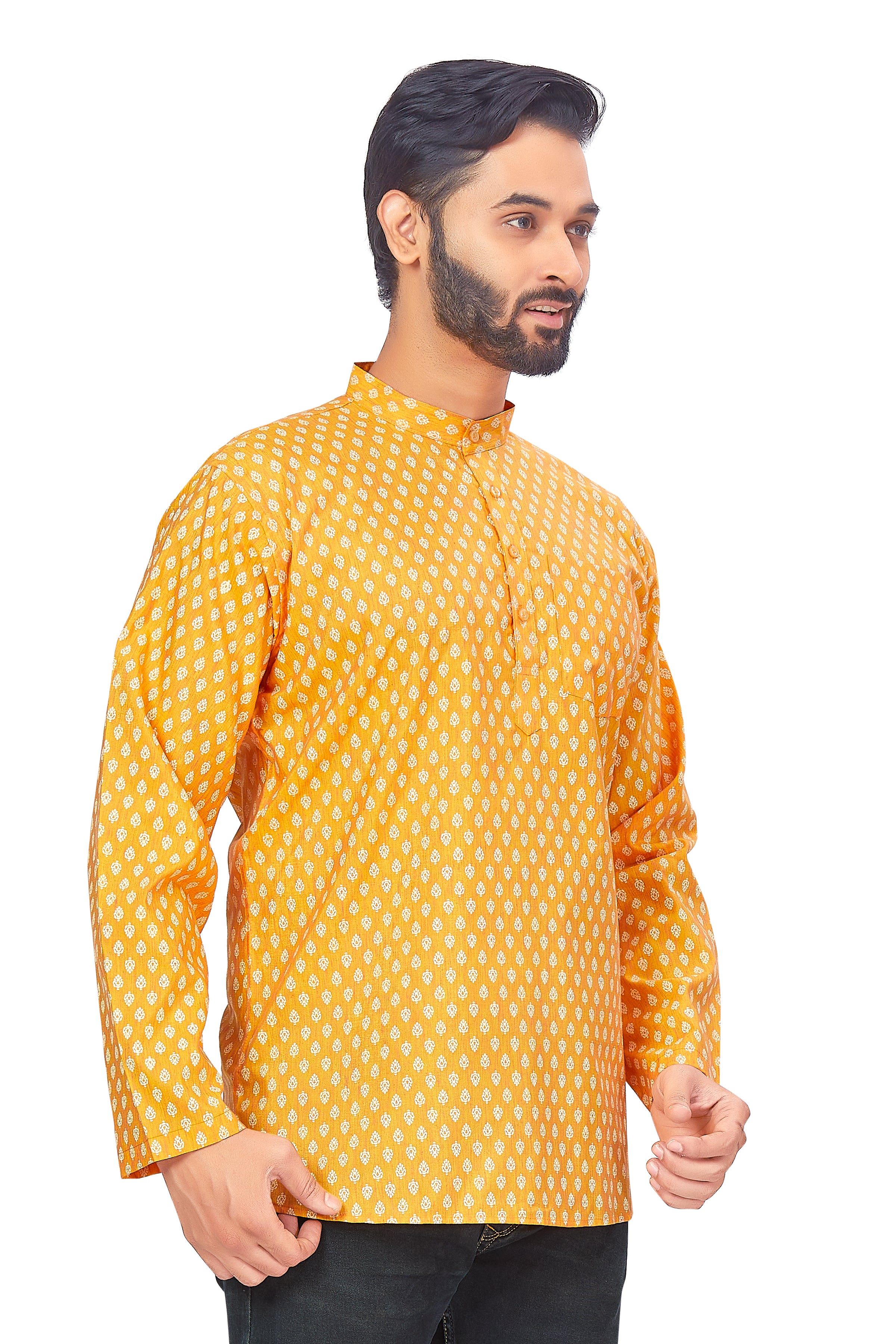 Mens Printed Kurti - Roop Darshan