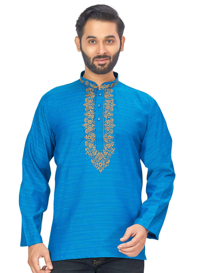 Mens Embroidered Kurti - Roop Darshan