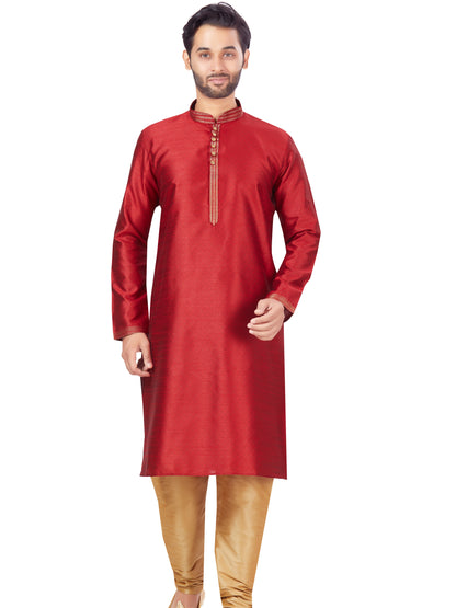 Mens Plain Kurta Payjama - Roop Darshan