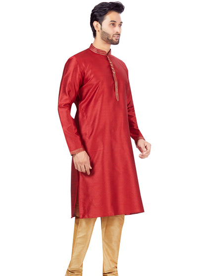 Mens Plain Kurta Payjama - Roop Darshan