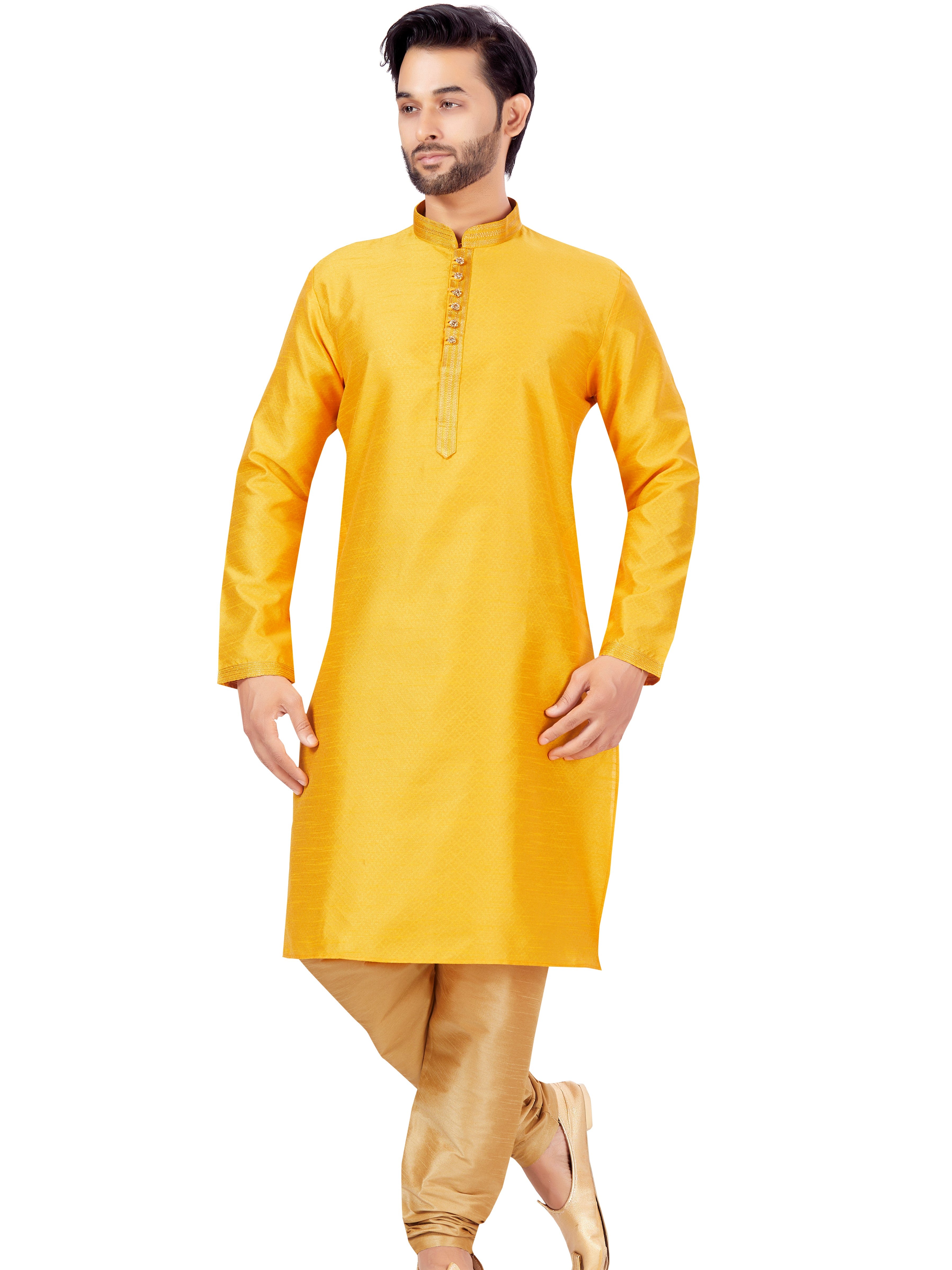 Mens Plain Kurta Payjama - Roop Darshan