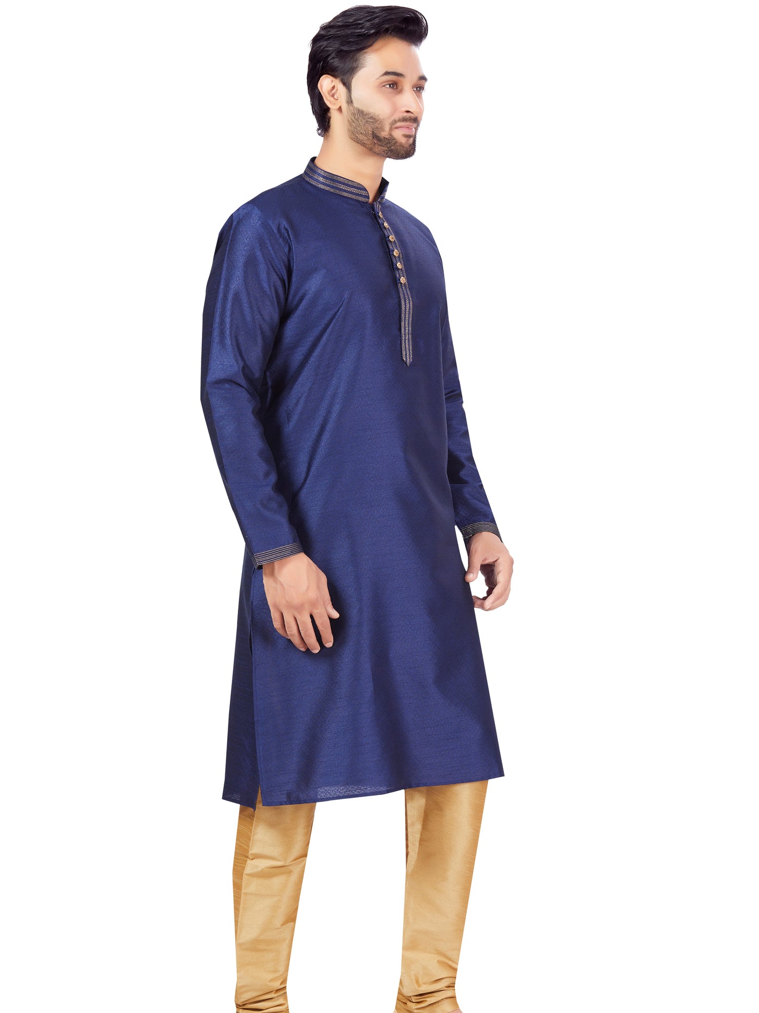 Mens Plain Kurta Payjama - Roop Darshan