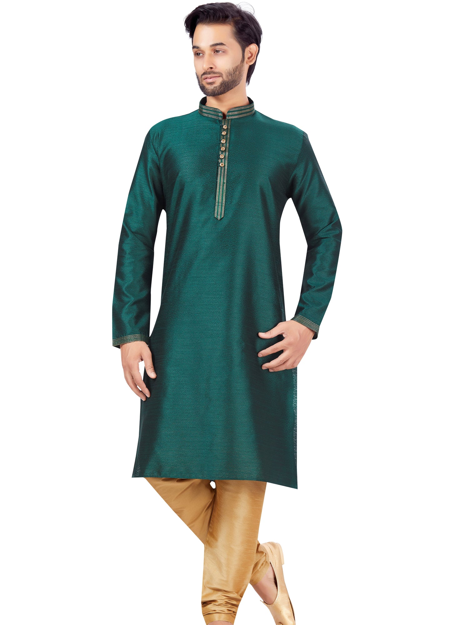 Mens Plain Kurta Payjama - Roop Darshan