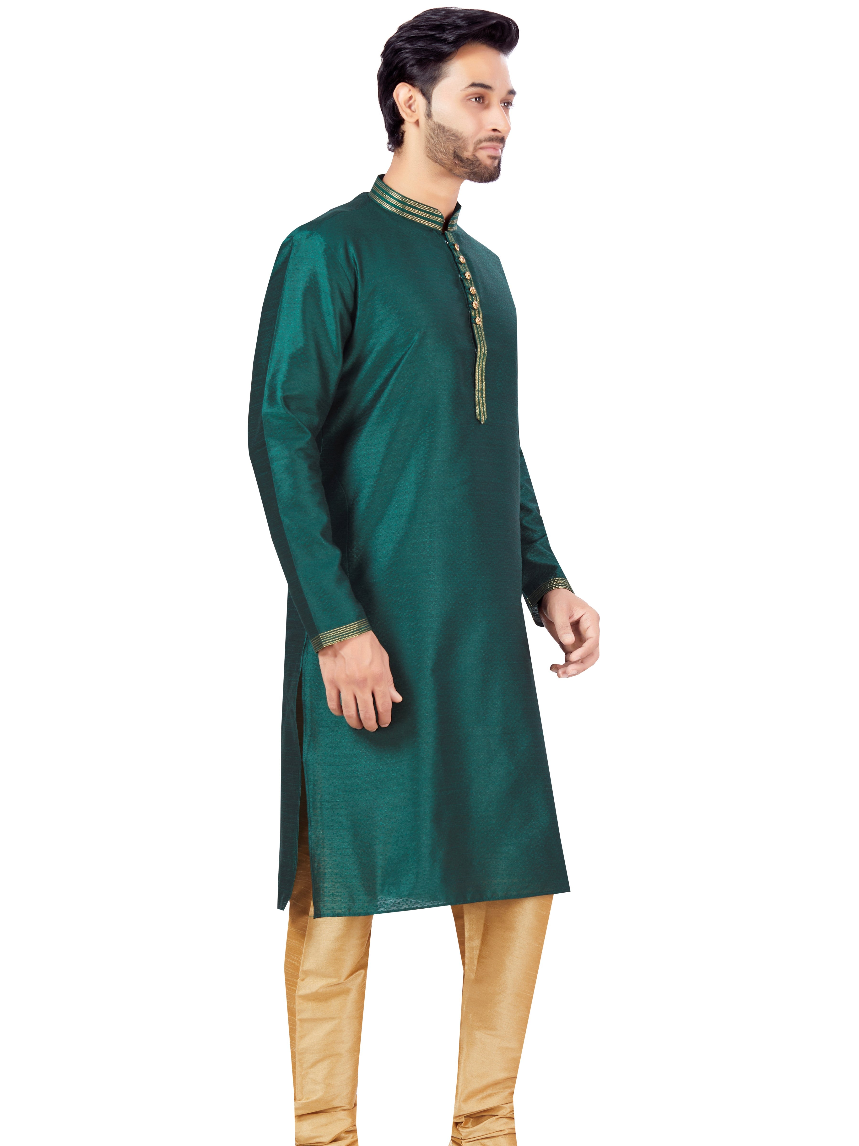 Mens Plain Kurta Payjama - Roop Darshan