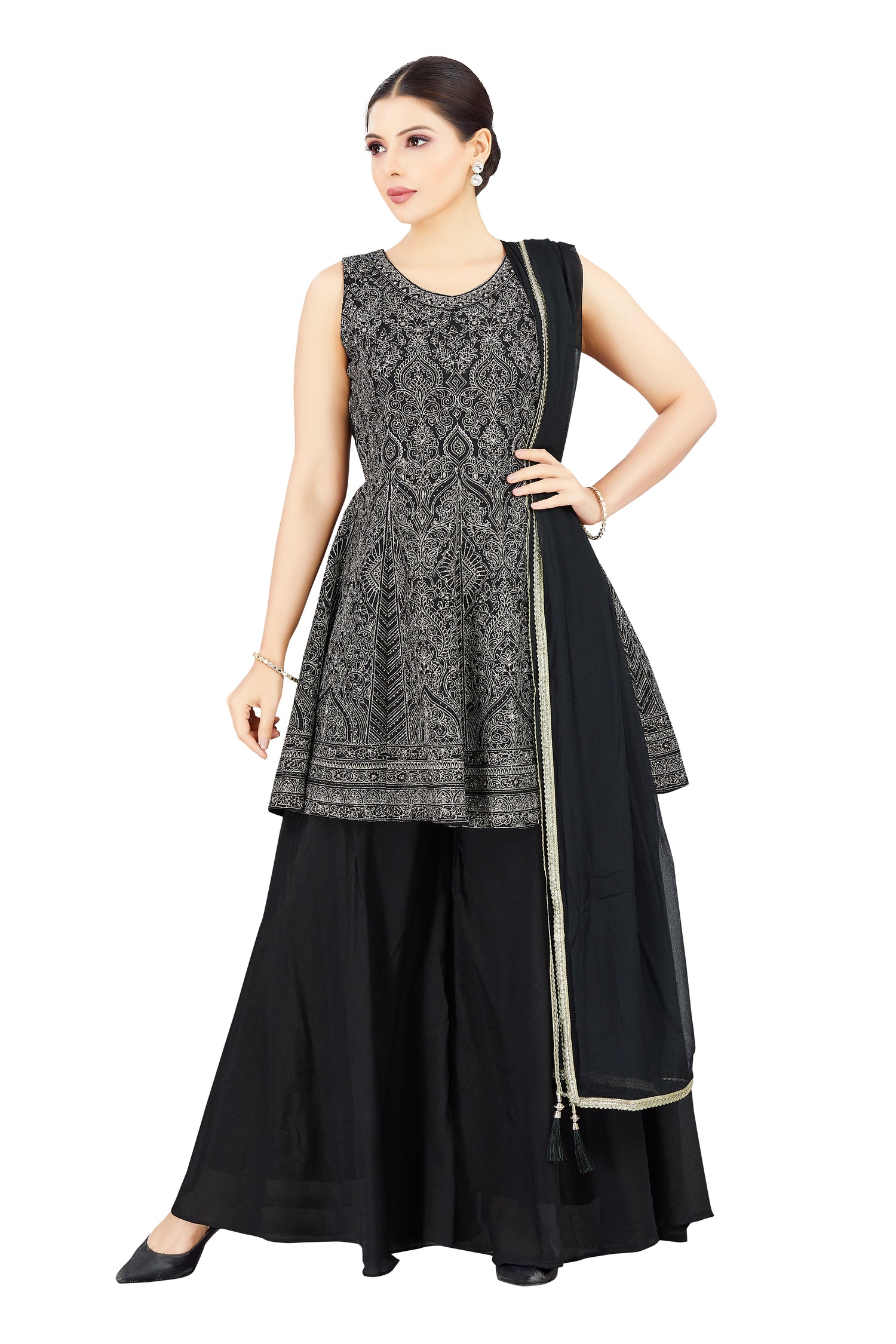 Sonali Palazzo Suit - Roop Darshan