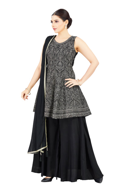 Sonali Palazzo Suit - Roop Darshan