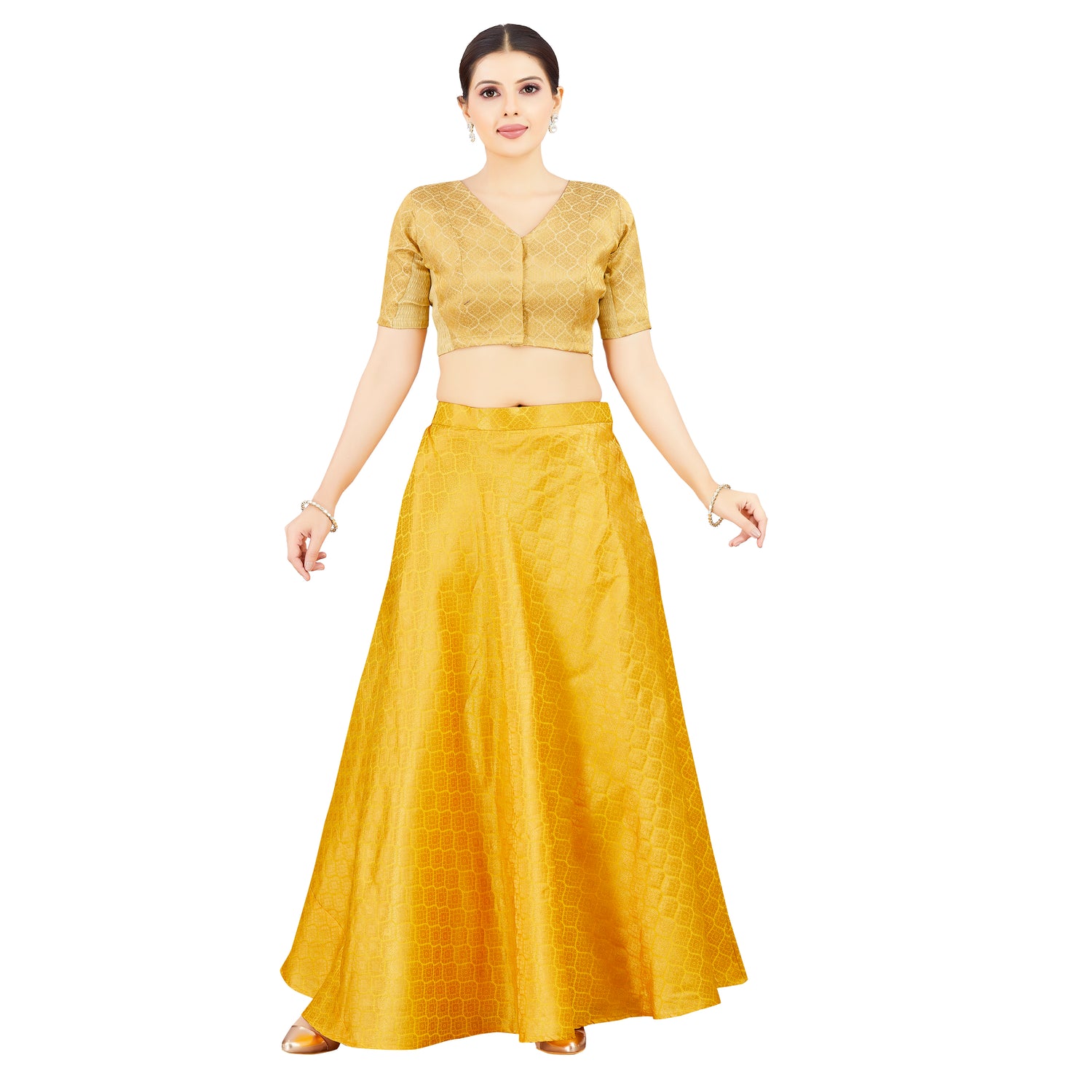 Dhara Brocade Skirt - Roop Darshan
