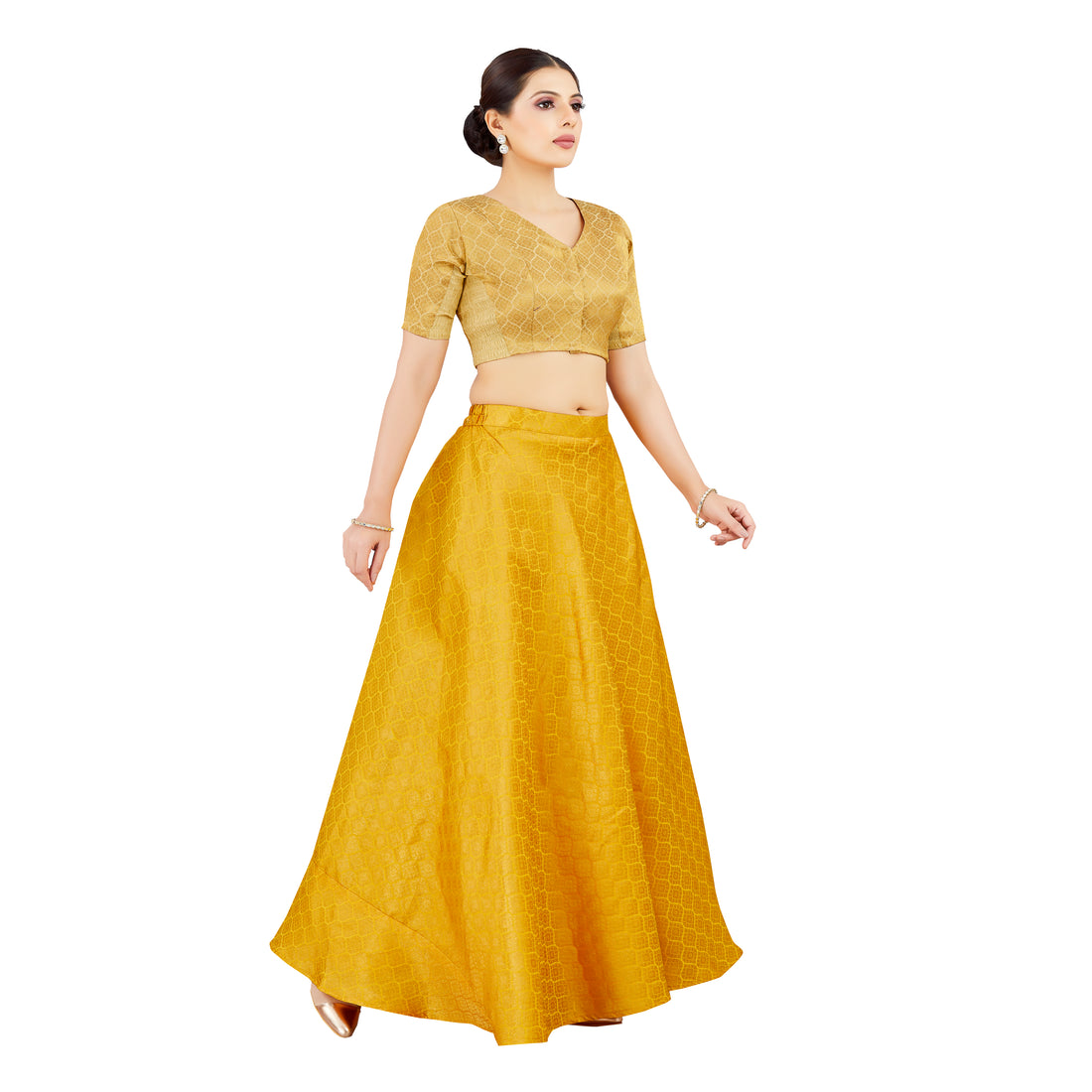 Dhara Brocade Skirt - Roop Darshan