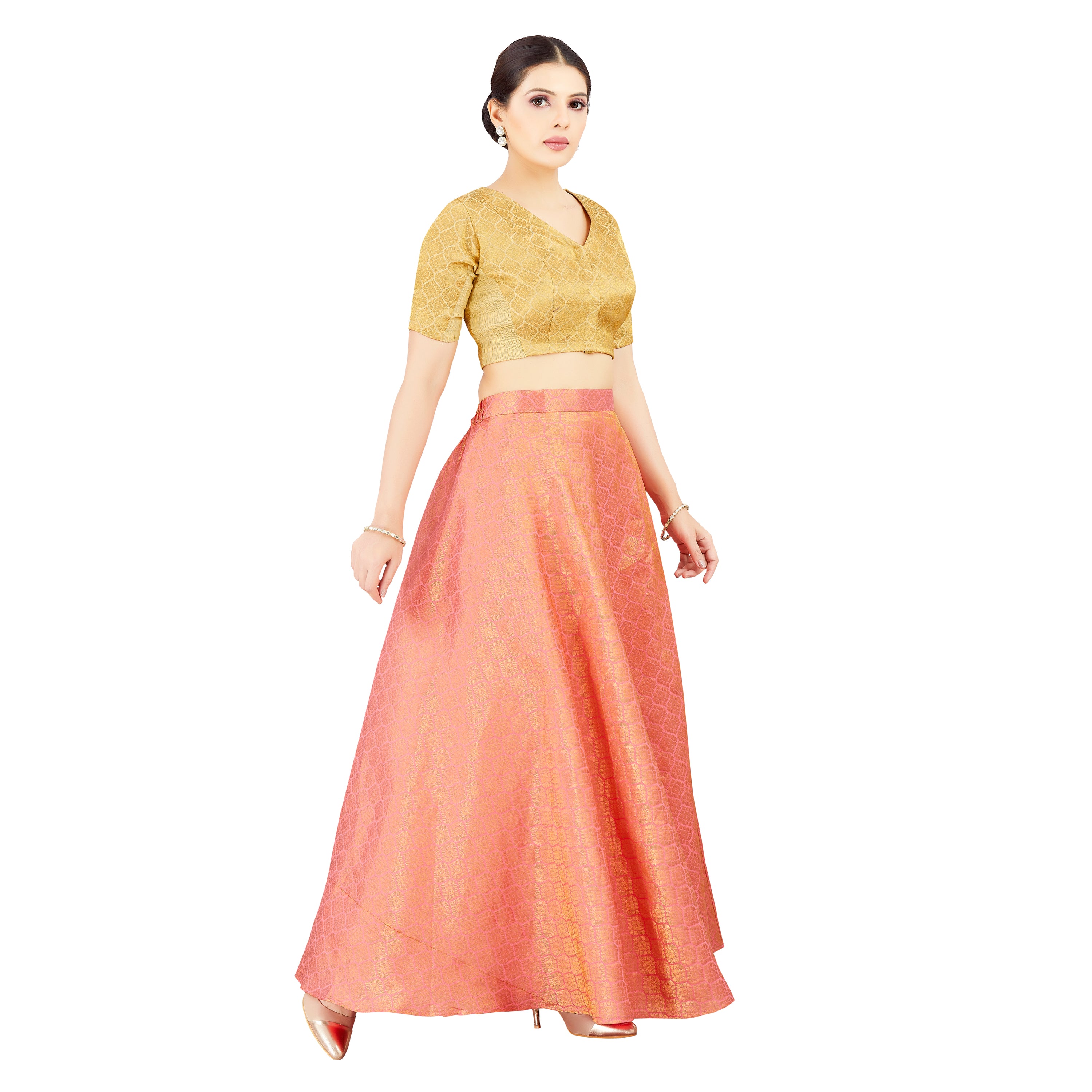 Dhara Brocade Skirt - Roop Darshan