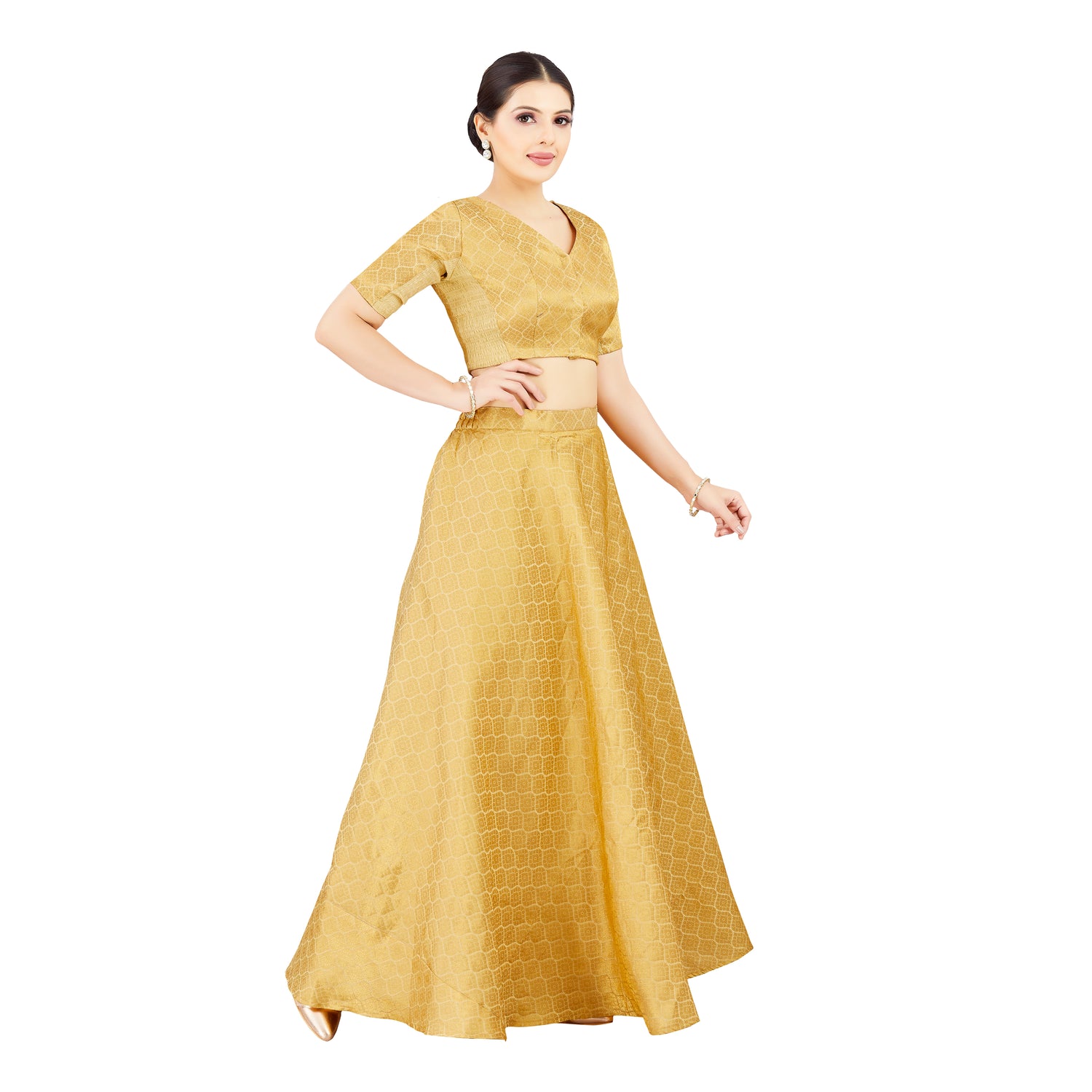 Dhara Brocade Skirt - Roop Darshan