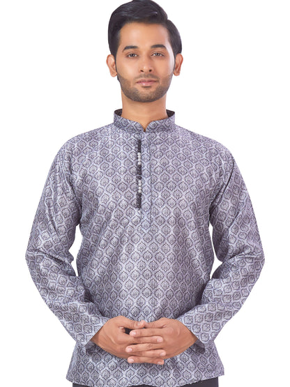 Mens Printed Kurti - Roop Darshan