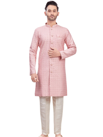 Mens Tiki Resham Kurta Set - Roop Darshan