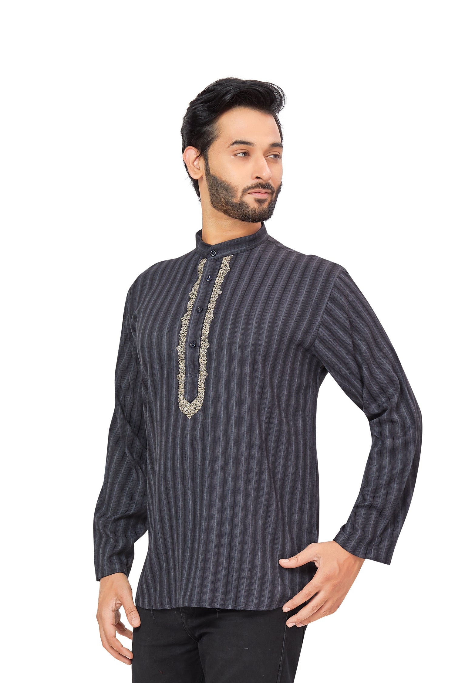 Mens Embroidered Kurti - Roop Darshan