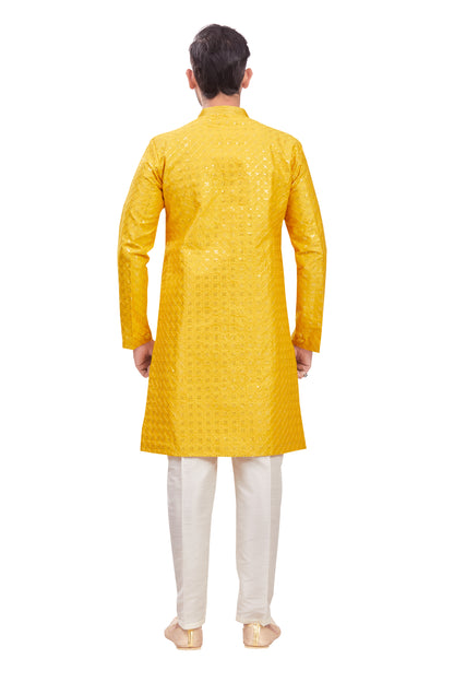 Mens Tiki Resham Kurta Set - Roop Darshan