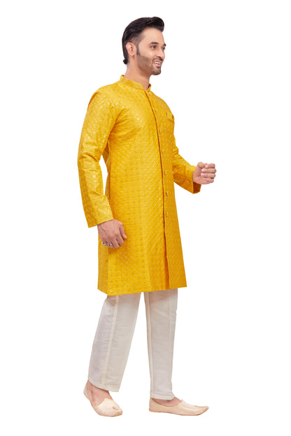 Mens Tiki Resham Kurta Set - Roop Darshan
